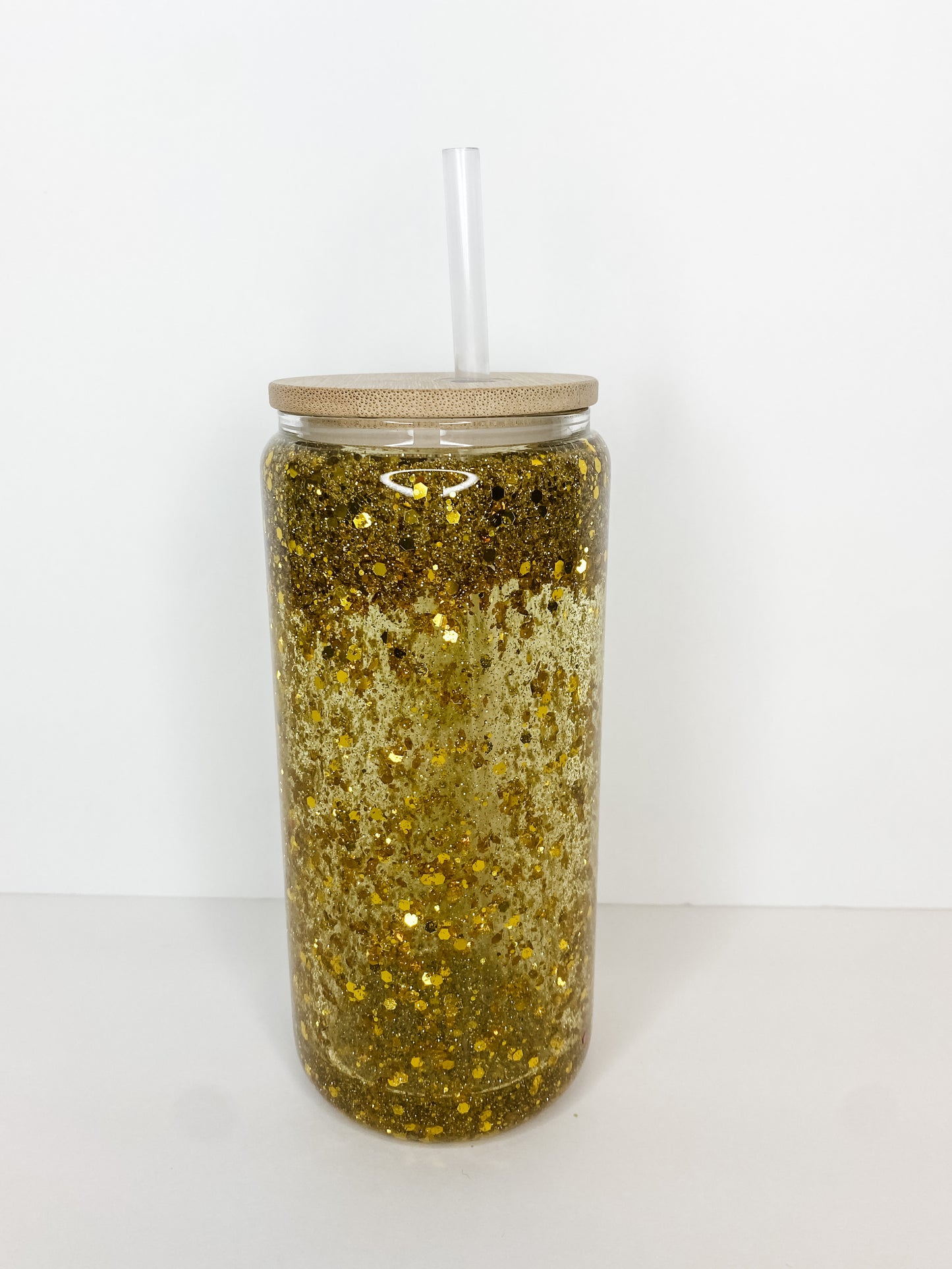 Gold Snowglobe Tumbler