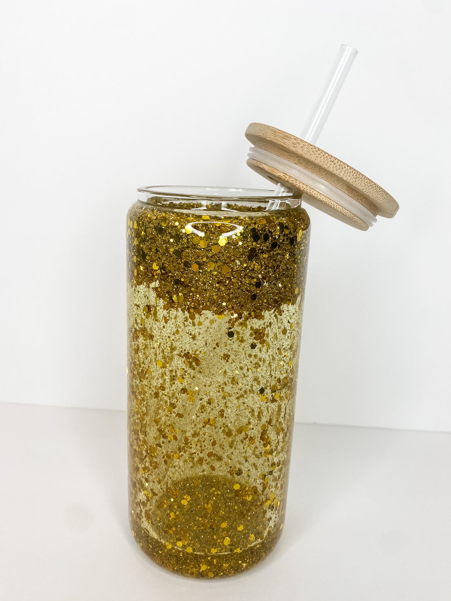 Gold Snowglobe Tumbler