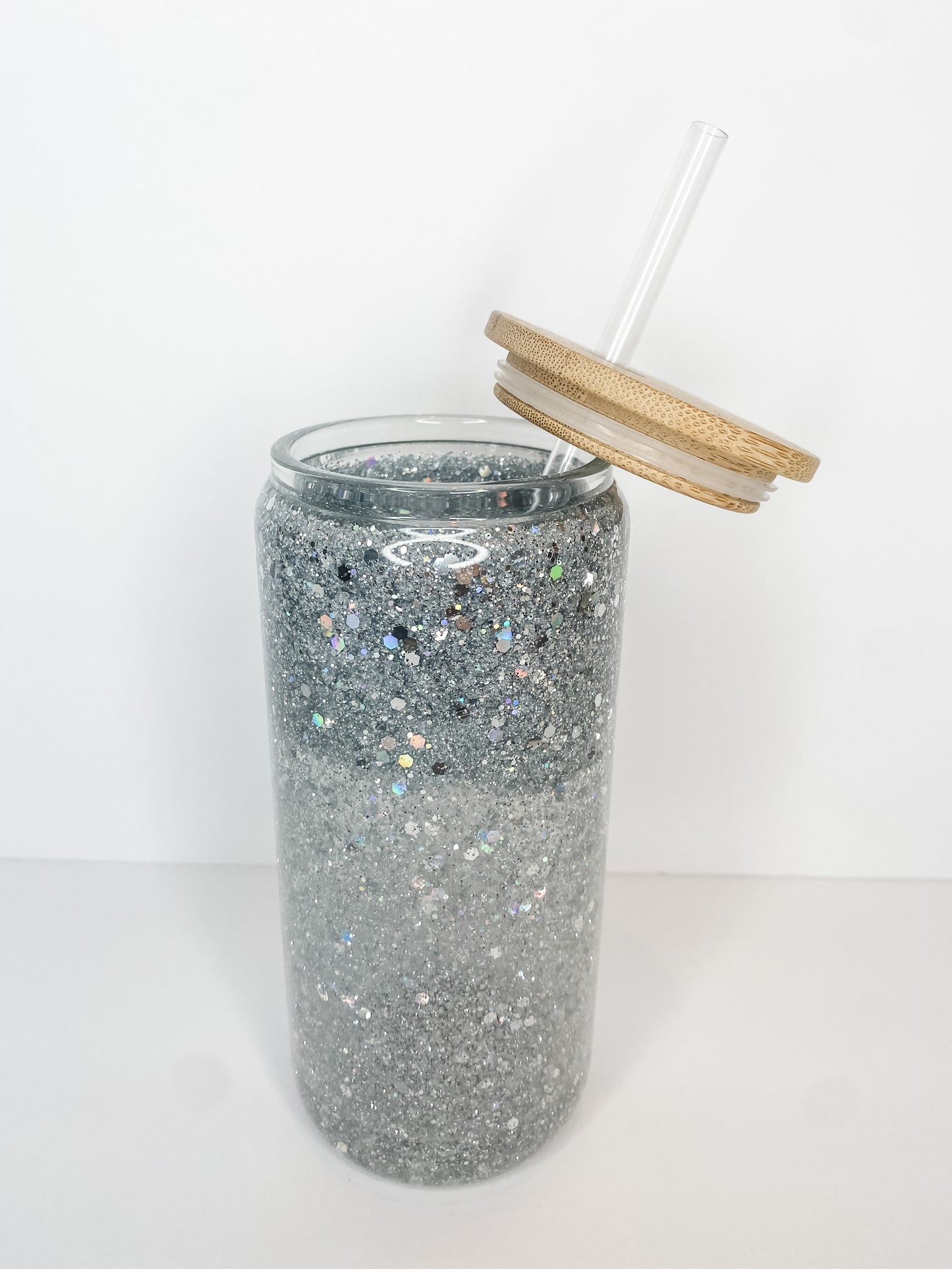 Silver Snowglobe Tumbler