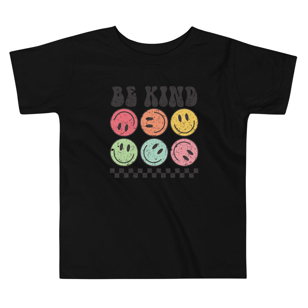 Be Kind Retro Happy Toddler Tee