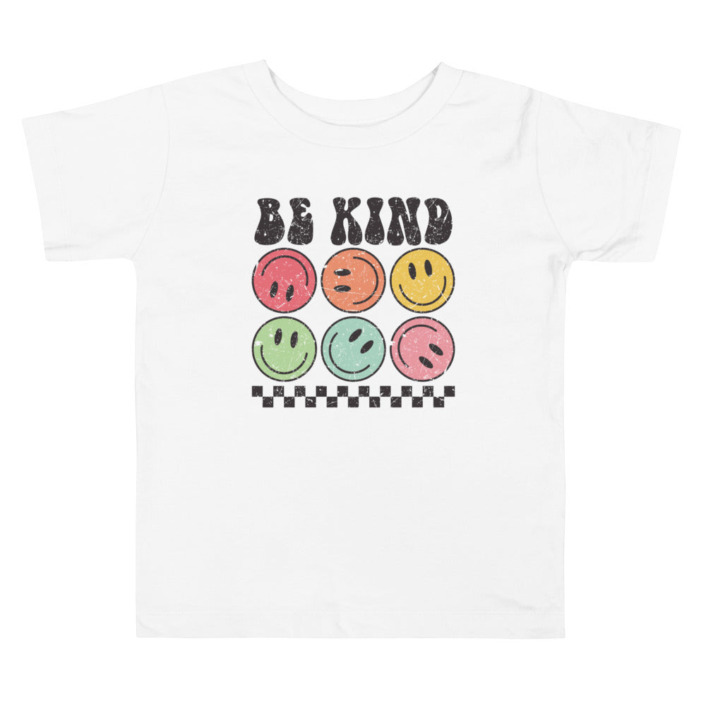 Be Kind Retro Happy Toddler Tee