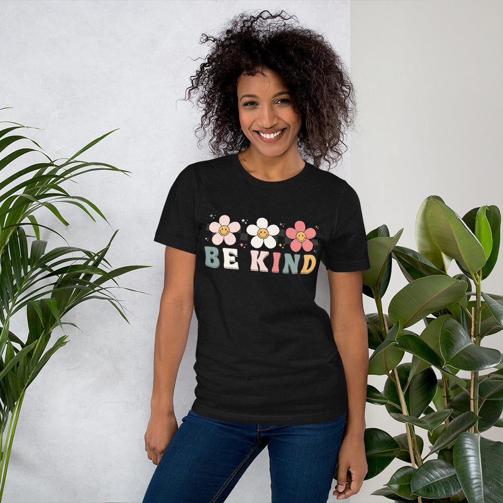 Be Kind Floral Adult Unisex Shirt