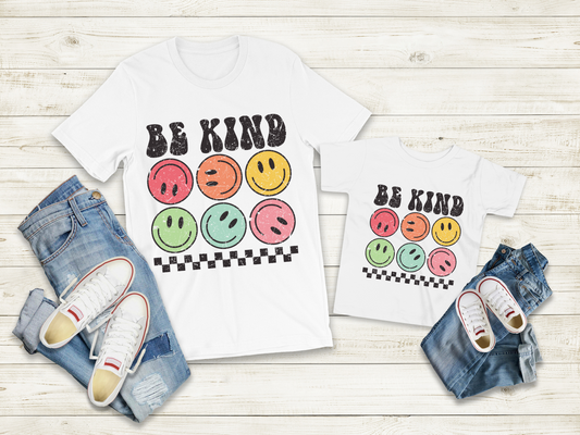 Be Kind Retro Happy Toddler Tee