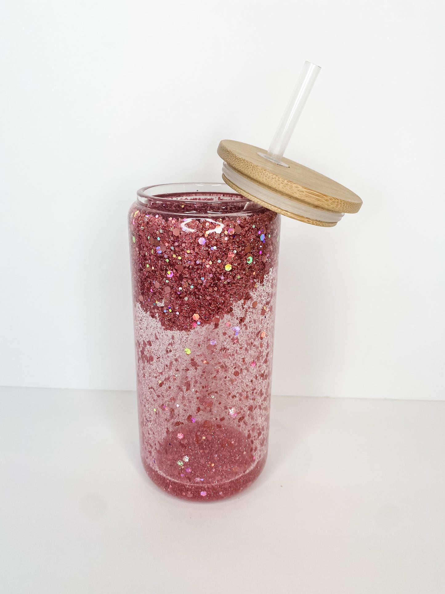 Pink Snowglobe Tumbler