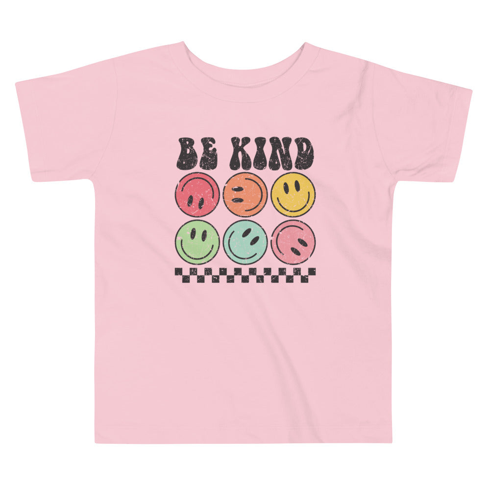 Be Kind Retro Happy Toddler Tee